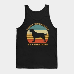 Labrador lover design - easily distracted by labradors Tank Top